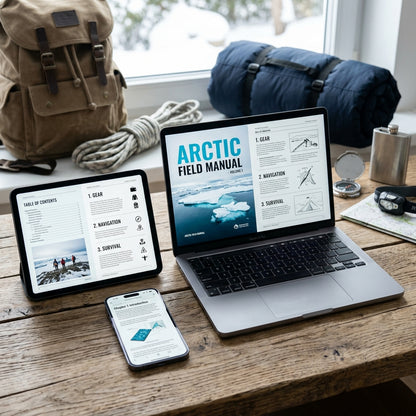 Digital Expedition Suite - High-Resolution Field Manual Displayed Across Laptop, Tablet, and Mobile